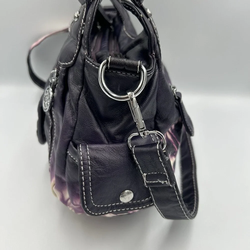 Vintage Angel Barcelo Purple Tie Dye Purse‎ Y2K Festival Retro